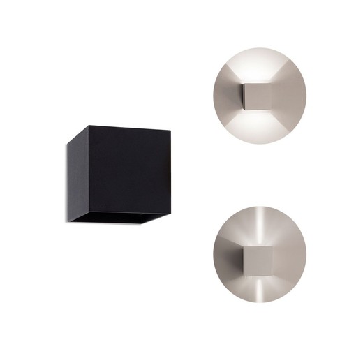 Iluminación exterior Aplique de pared 1080G01-BK Lumiere Largo 10 Ancho 10 Alto 10