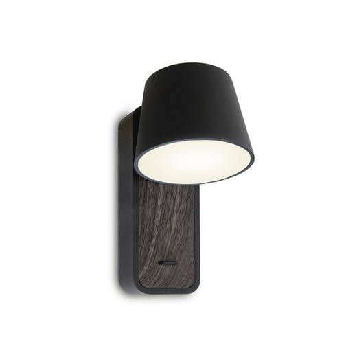 Aplique de pared MB6132-BKN Lumiere Largo 6 Ancho 9 Alto 15