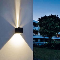 Iluminación exterior Aplique de pared 1080G01-BK Lumiere Largo 10 Ancho 10 Alto 10