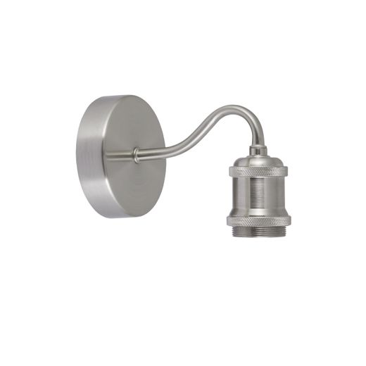 Aplique 1 Luz Elkan Niquel Sat 1 X E-27