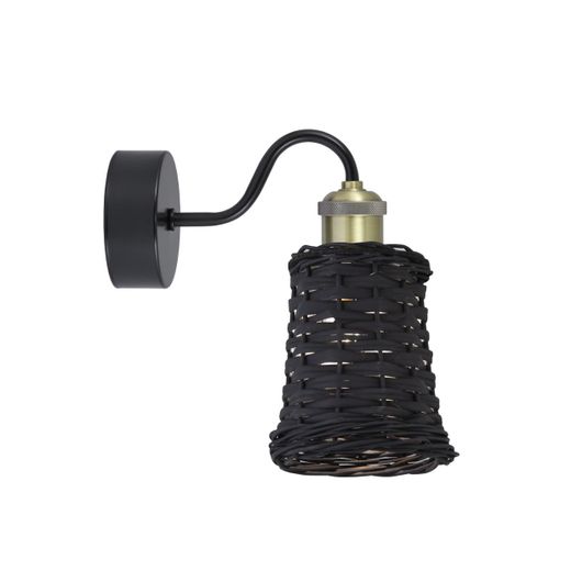 Aplique 1L Alexia Negro 1 X 60W E-27