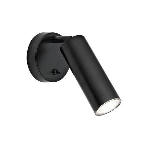 Aplique 1L Antia Negro 1 X 50W Gu10