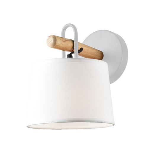 Aplique Arolas Blanco-Madera 1 X 60W E-27