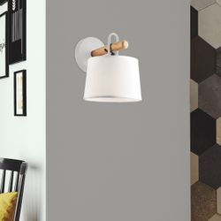 Aplique Arolas Blanco-Madera 1 X 60W E-27