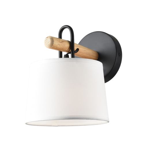 Aplique Arolas Negro-Madera 1 X 60W E-27