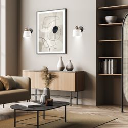 Aplique Arolas Negro-Madera 1 X 60W E-27