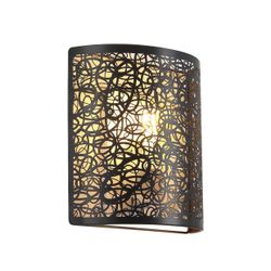 Aplique Grasse Negro-Oro 1 X 60W E-27