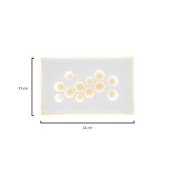 Aplique Led Dembe Blanco Led 20W 1900Lm 3000K