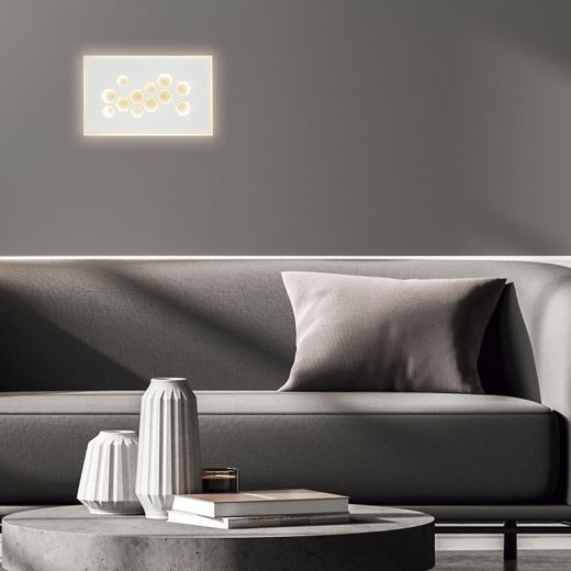 Aplique Led Dembe Blanco Led 20W 1900Lm 3000K