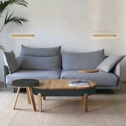 Aplique Led Rino Negro-Madera Led 15W 3000K