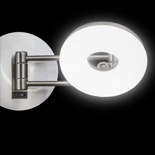 Aplique Niky Niquel Satinado Led 5W 500Lm 4000K