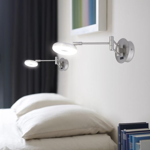 Aplique Niky Niquel Satinado Led 5W 500Lm 4000K