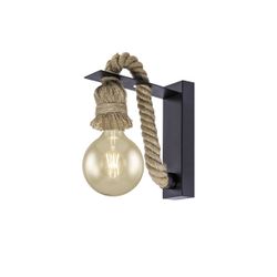 Aplique Rope Negro 1 X 60W E-27