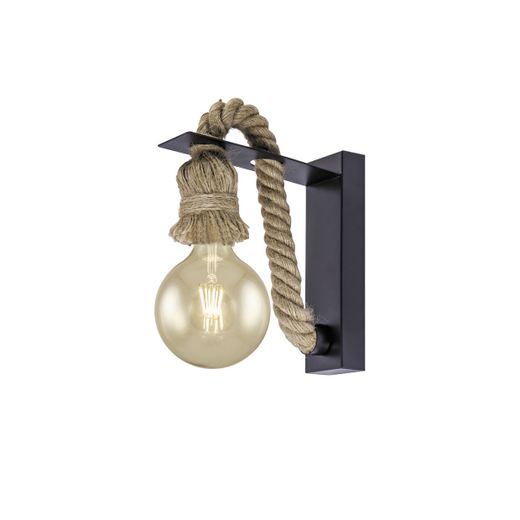 Aplique Rope Negro 1 X 60W E-27