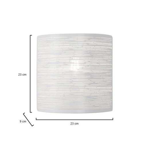 Aplique Taylor Blanco 1 X 60W E-27