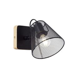 Aplique Utrech Negro 1 X 40W E-14