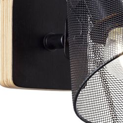 Aplique Utrech Negro 1 X 40W E-14