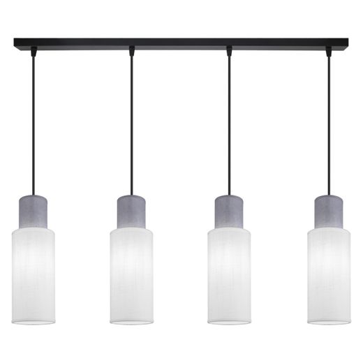 Barra 4L Kilian Blanco/Gris 4 X 60W E-27