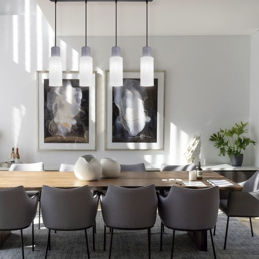 Barra 4L Kilian Blanco/Gris 4 X 60W E-27