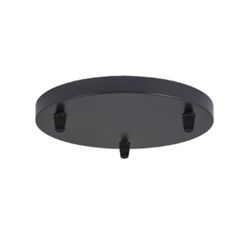 Base Redonda 3L Negro 20Cm Con Prisioneros