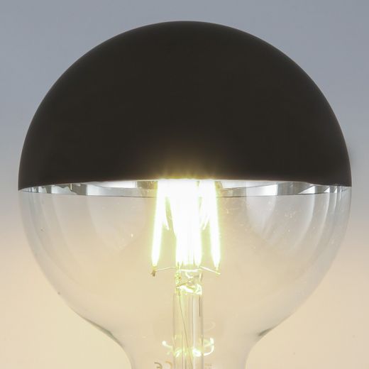 Bombilla Led Negro Mate Led 6W 580Lm 3000K - E-27