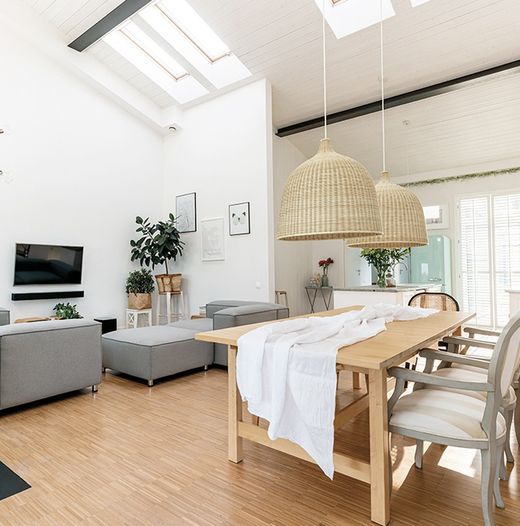 Lámpara colgante BORA BORA Lumiere Largo 60 Ancho 65 Alto 180