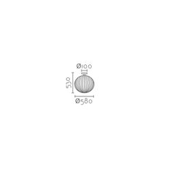 Plafón de techo C10906-58 GLOBO Lumiere Largo 58 Ancho 58 Alto 53