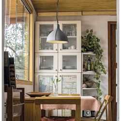 Lámpara colgante CM5055 Lumiere Largo 24 Ancho 22 Alto 140