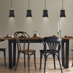 Colgante 1L Alexia Negro 1 X 60W E-27