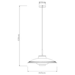 Colgante 1L Lecarbu  1 X 60W E-27