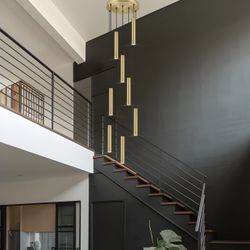 Colgante 8L. Antia Latón 8 X 40W Gu-10