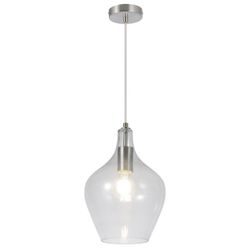 Colgante Aina Niquel Satinado 1 X 60W E-27