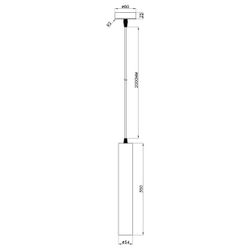 Colgante Antia Blanco 1 X 50W Gu-10