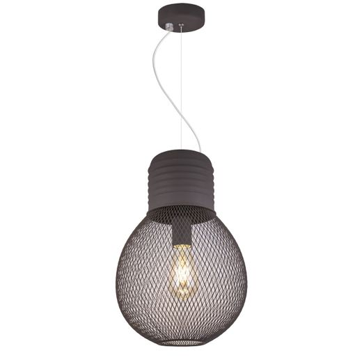 Colgante Austin Marron 1 X 60W E-27