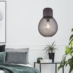 Colgante Austin Marron 1 X 60W E-27