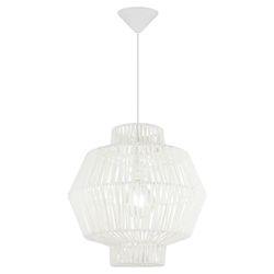 Colgante Balbec Blanco 1 X 60W E-27