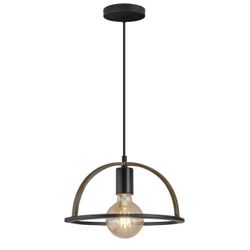 Colgante Balta Negro 1 X 60W E-27