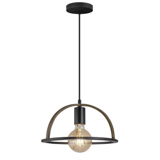 Colgante Balta Negro 1 X 60W E-27