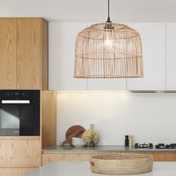 Colgante Bento Natural 1 X 60W E-27