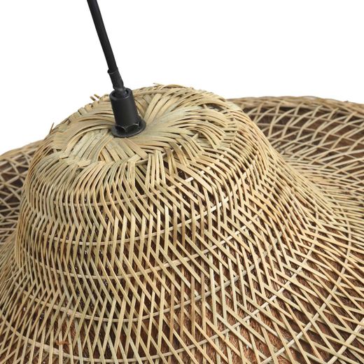 Colgante Bruno Natural 1 X E-27