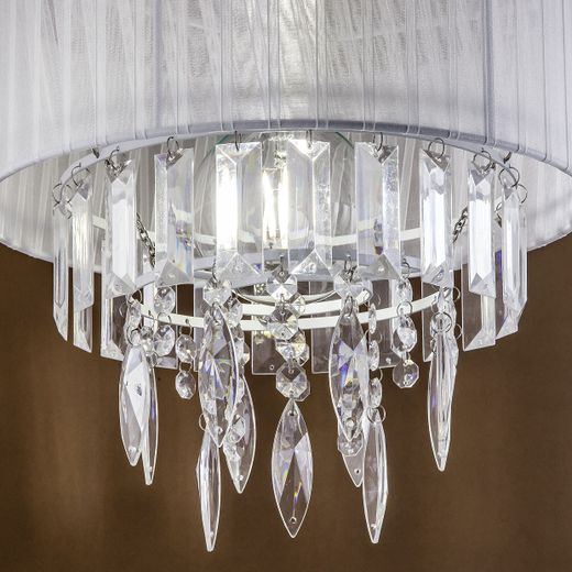 Colgante Capel Cromo 1 X 60W E-27