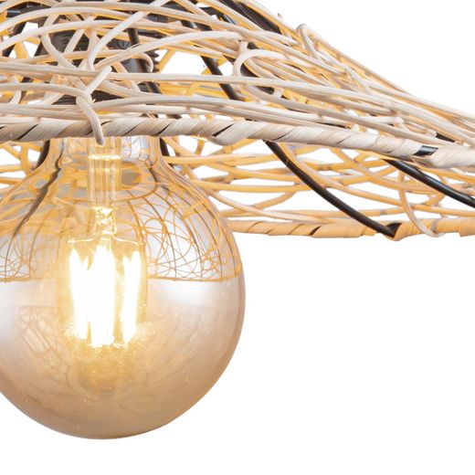 Colgante Diza Ratan 1 X 60W E-27