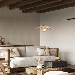 Colgante Diza Ratan 1 X 60W E-27