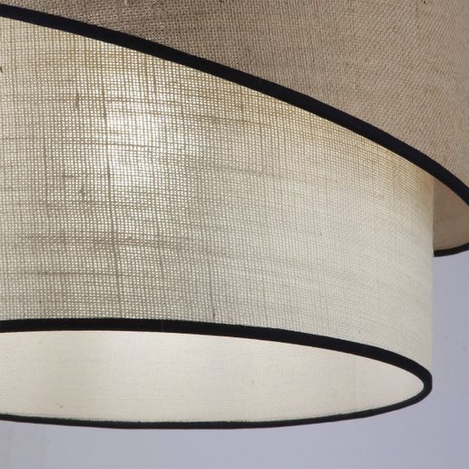 Colgante Elian Marrón-Beig 1 X 60W E-27