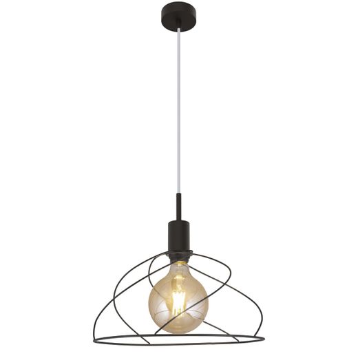 Colgante Farrel Negro 1 X 60W E-27