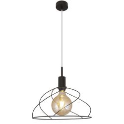 Colgante Farrel Negro 1 X 60W E-27