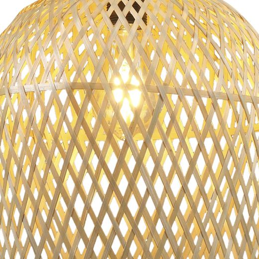 Colgante Florian Rattan 1 X 60W E-27