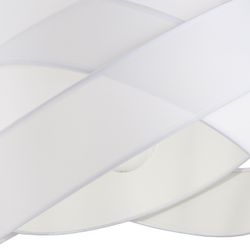 Colgante Fractal Blanco 1 X 60W E-27