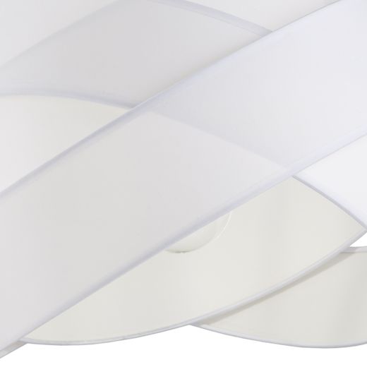 Colgante Fractal Blanco 1 X 60W E-27