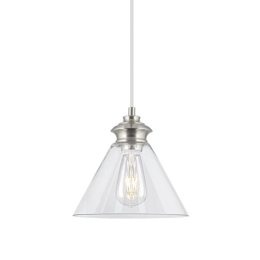 Colgante Keta Niquel Satinado 1 X 60W E-27